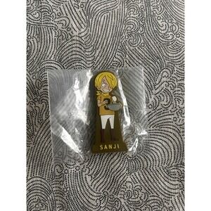 One Piece Sanji Rubber Keychain Charm chibi art style w/ cooking pot US Seller
